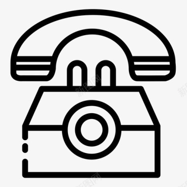 电话咨询图标电话办公室旧电话图标