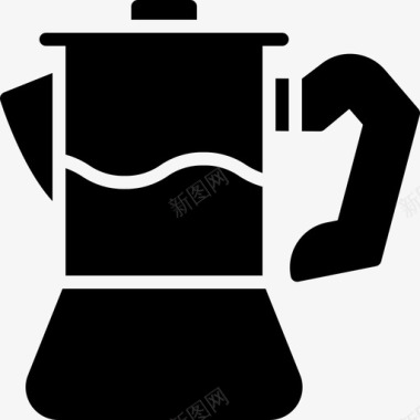 厨房用具采购产品莫卡壶莫卡壶咖啡图标
