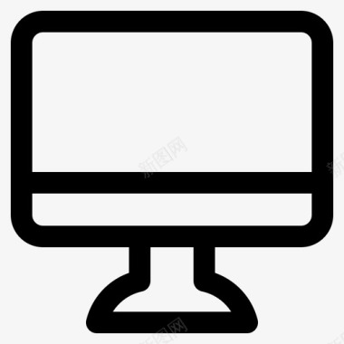技术素材计算机显示器屏幕图标