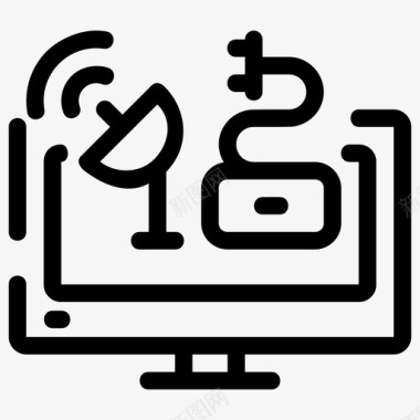 数字免扣图片数字信号频率智能图标