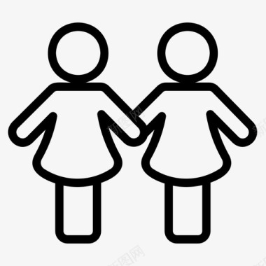 妇女节促销姐妹情谊妇女妇女节图标