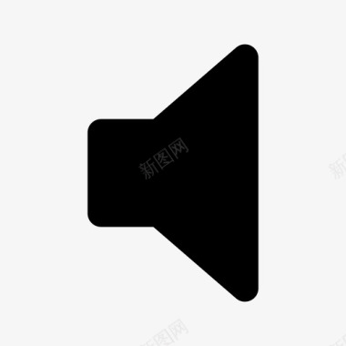 qq界面设计扬声器音频声音图标