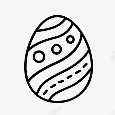 彩蛋复活节彩蛋兔子庆祝图标