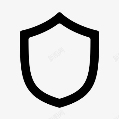 公共标识安全屏蔽防御防护图标