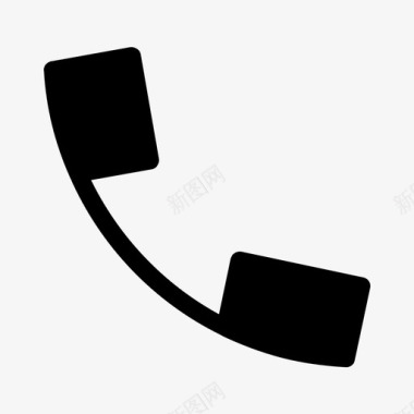 电话咨询图标电话呼叫通信图标