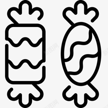 餐厅海报糖果糖果店食品图标