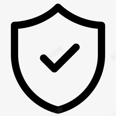 公共标识安全安全防病毒防护图标