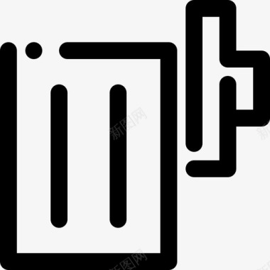 删除垃圾箱垃圾桶篮子垃圾箱图标