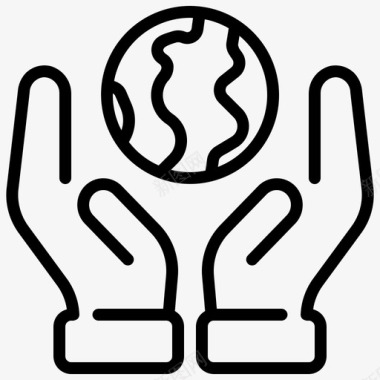 公共环境设计环境生态地球图标