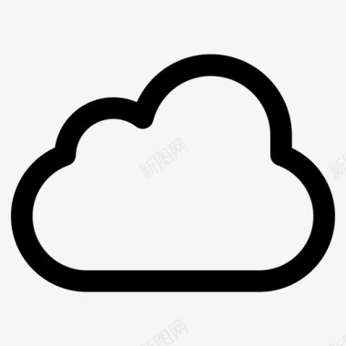 云计算云云计算云服务器图标