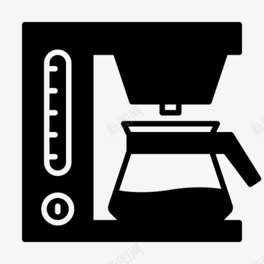 咖啡机免抠图片咖啡机饮料厨房图标