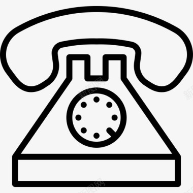 电话咨询图标电话通讯技术图标