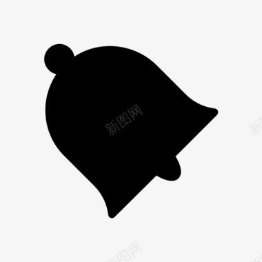 红色铃通知警报铃图标
