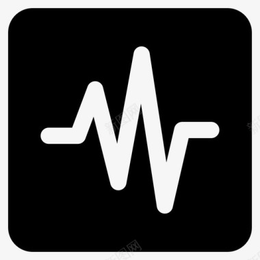 音乐声音音乐播放器声波图标