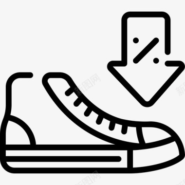 运动鞋运动鞋折扣鞋图标