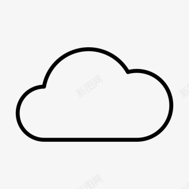 qq界面设计云数据网络图标