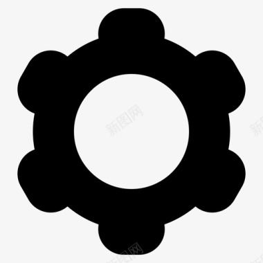 齿轮标志设置齿轮配置图标