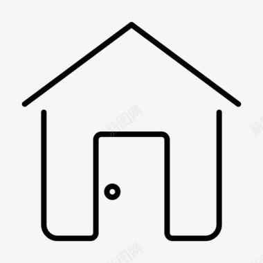 qq界面设计家房子用户界面图标