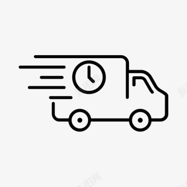 装运和交货交货物流装运图标