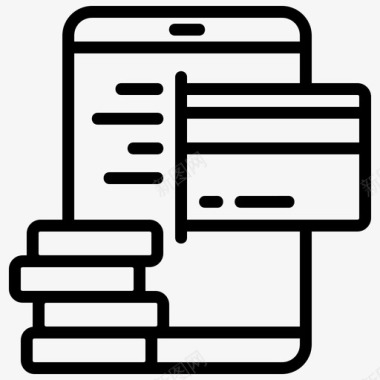 购物排行榜移动支付货币在线图标