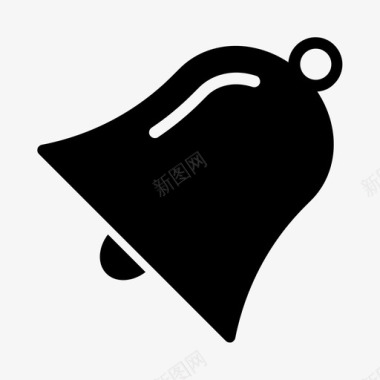 红色铃通知警报铃图标