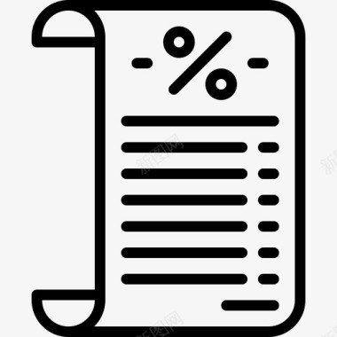 八卦五行账单折扣发票图标