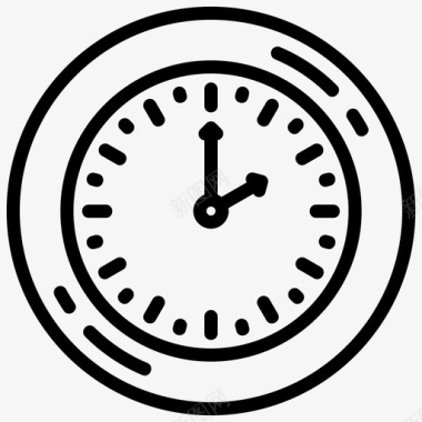 桃心时钟时钟闹钟办公室图标