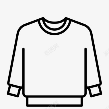 时装背景毛衣衣服时装图标