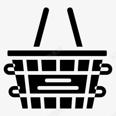 购物排行榜购物篮网购图标