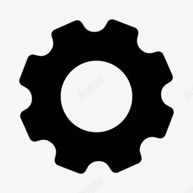 齿轮标志齿轮选项过程图标