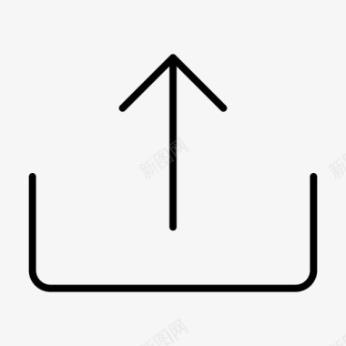 qq界面设计上传箭头数据图标