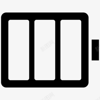 qq界面设计全电池能源电力图标