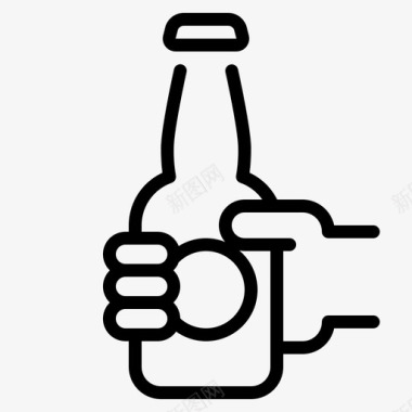 食物和饮料啤酒酒精饮料图标