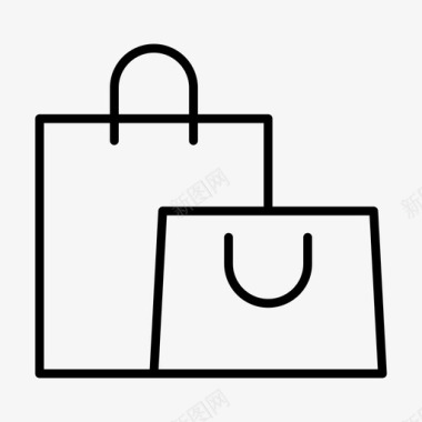 购物排行榜购物袋商务礼品图标
