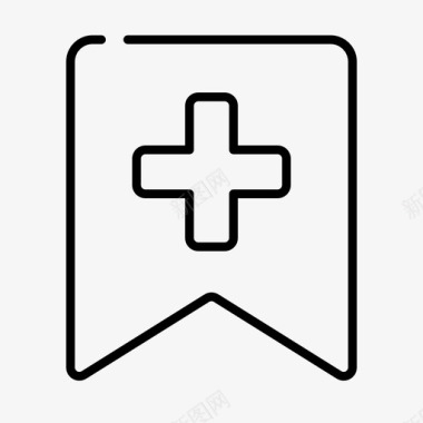 qq界面设计书签添加收藏夹图标