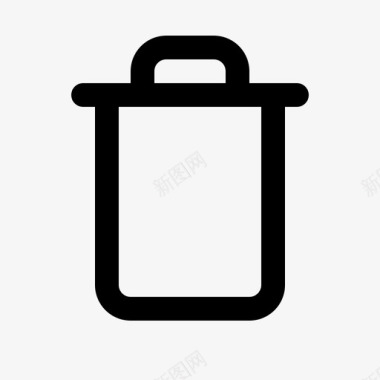 垃圾删除图标擦除删除垃圾图标