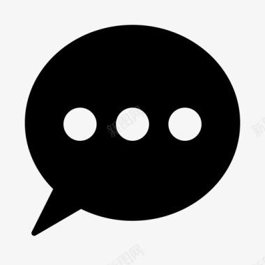 泡泡矢量聊天泡泡留言图标
