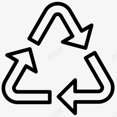 垃圾删除图标回收生态环境图标