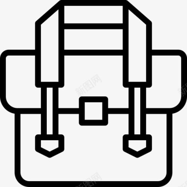 白色商务包公文包包商务图标