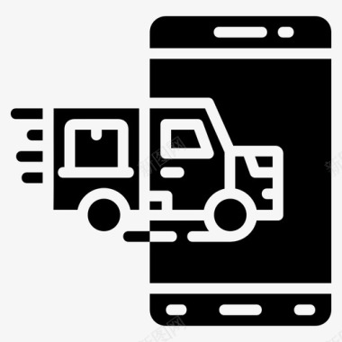 购物排行榜移动配送物流包装图标