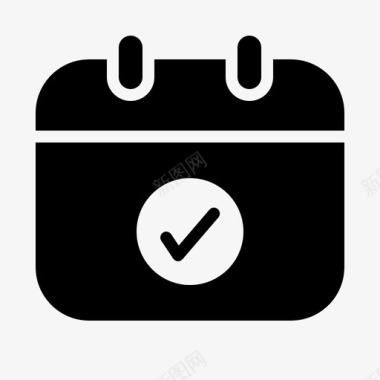 日历设计日历事件约会日期图标