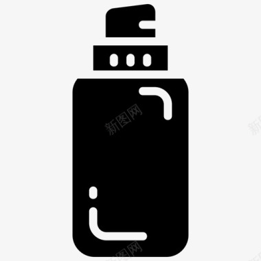 瓶喷雾防腐剂瓶图标