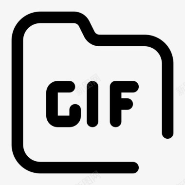 照片文件夹gif动画图像图标