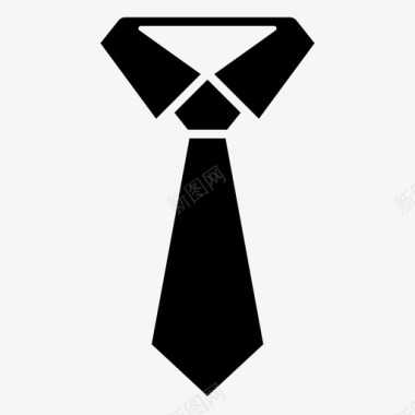 领带正装西装图标