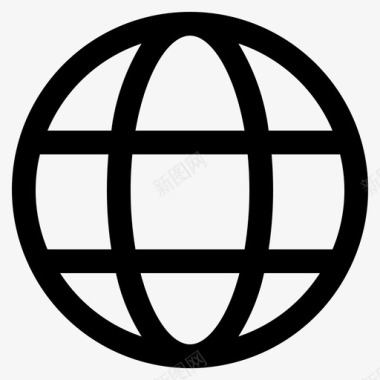 星球背景地球仪地址互联网图标