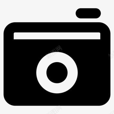 相机标志照相机设备电子图标