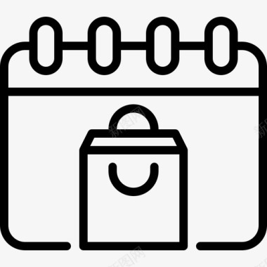 购物排行榜日历包日期图标