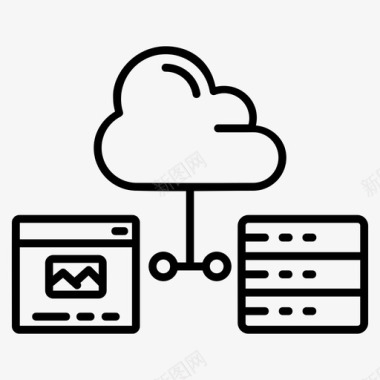 网络托管域名网络图标