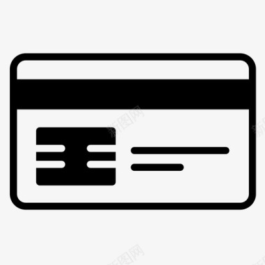信用卡信用卡借记卡金融卡图标
