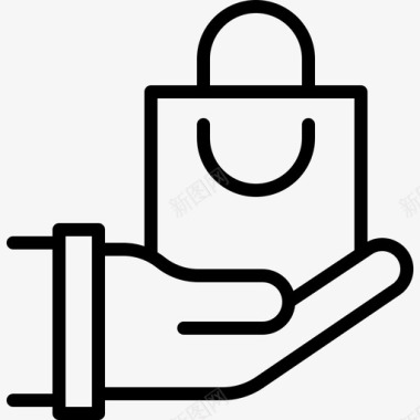 购物排行榜购物包手图标
